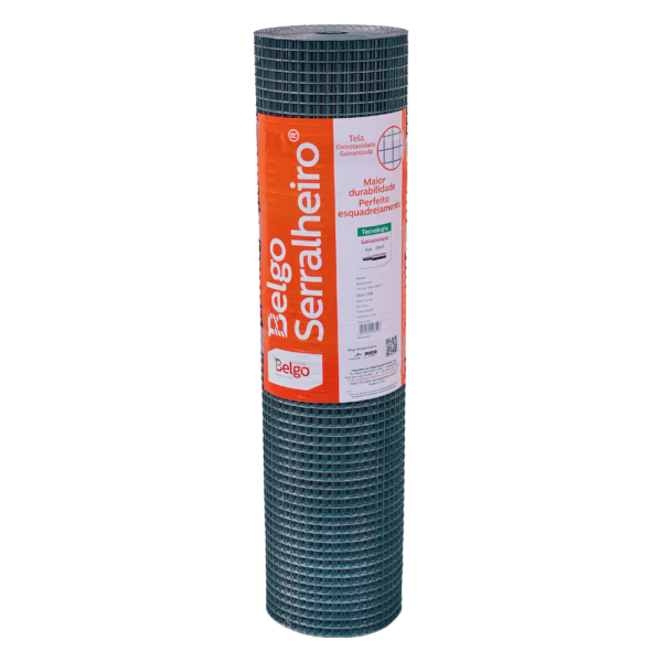 Tela Soldada Galvanizada Serralheiro - Malha 1,5cm - Fio 1,65mm (Belgo) - Image 2